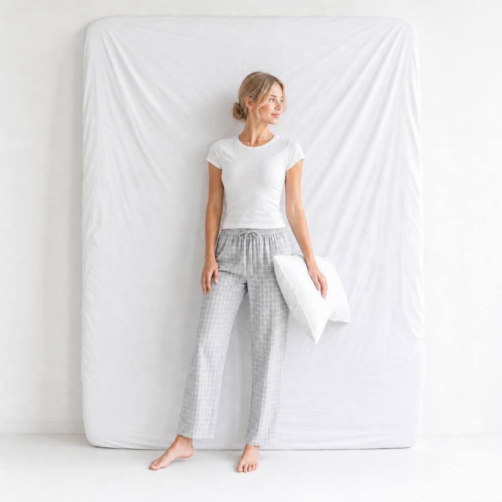 Pantalon Pyjama Coupe Droite