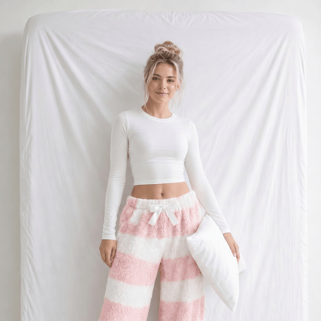 Pantalon Pyjama Femme Carreaux Hiver