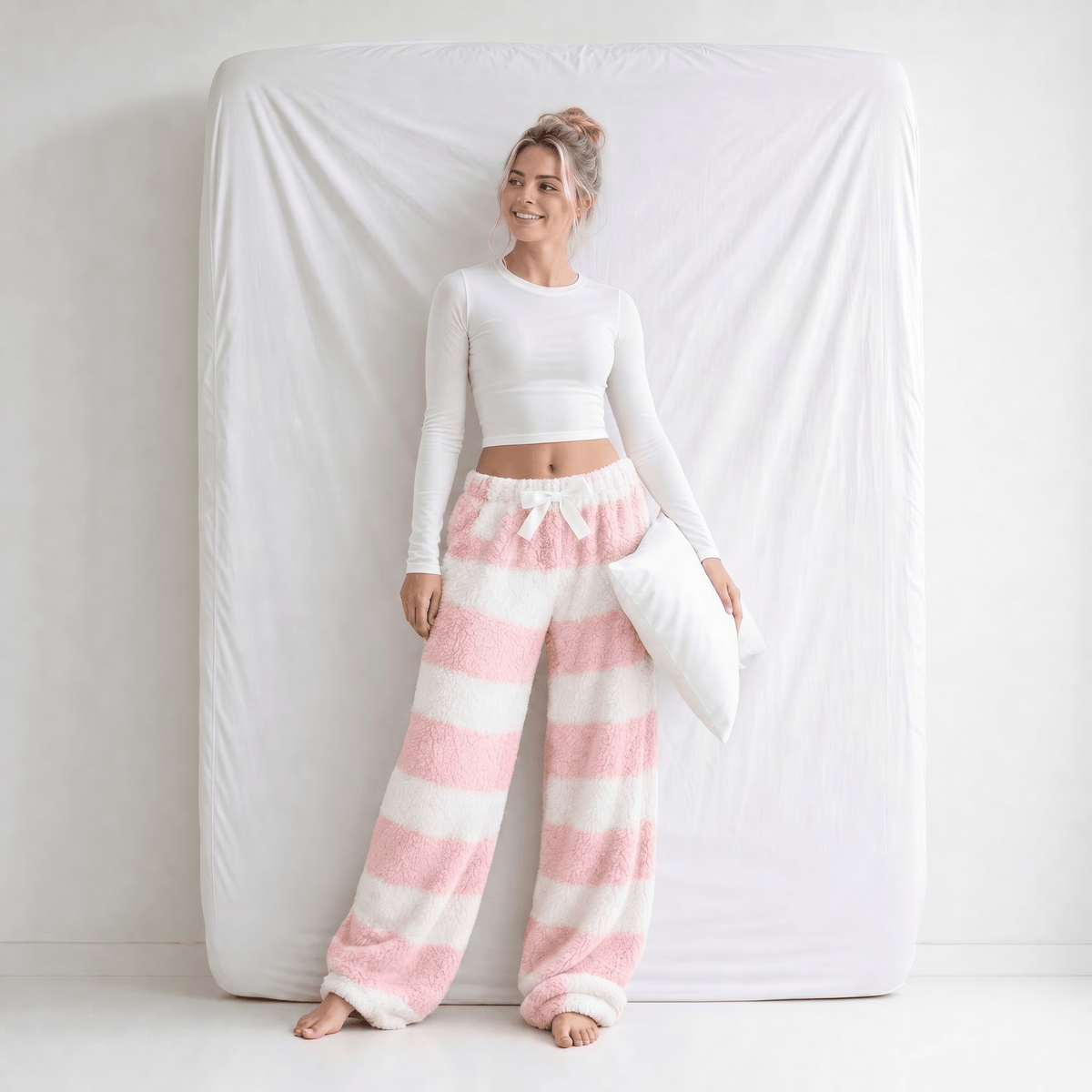 Pantalon Pyjama Femme Carreaux Hiver