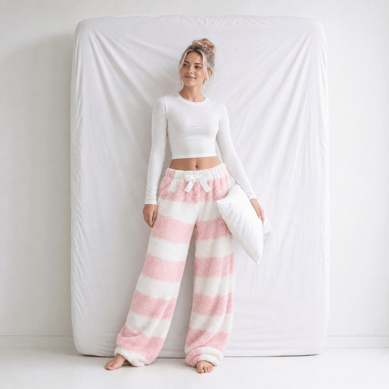 Pantalon Pyjama Femme Carreaux Hiver