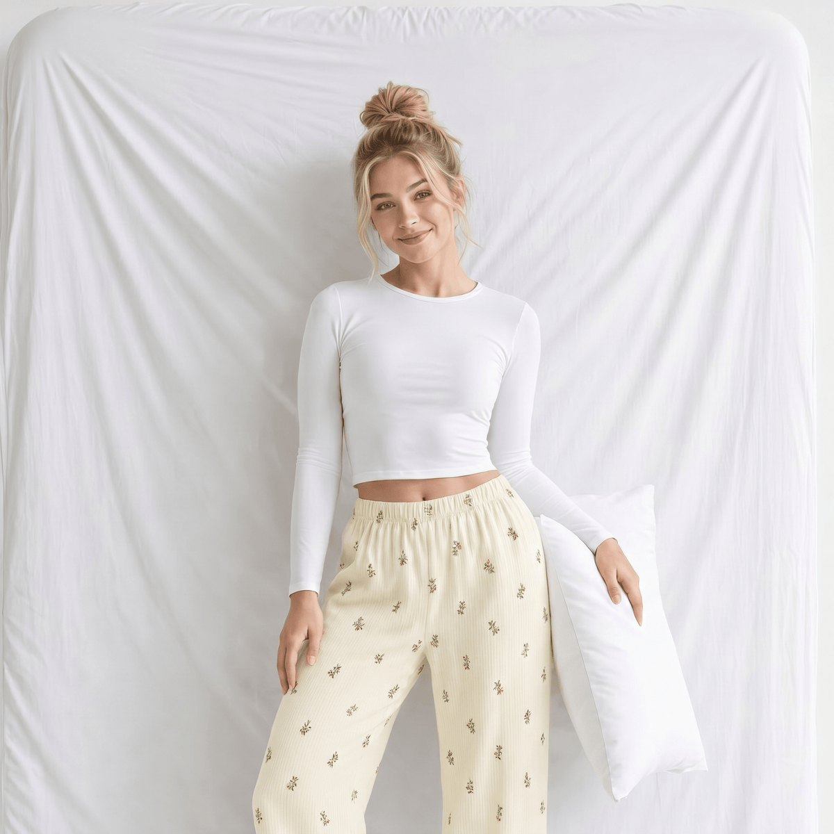 Pantalon Pyjama Femme Coton