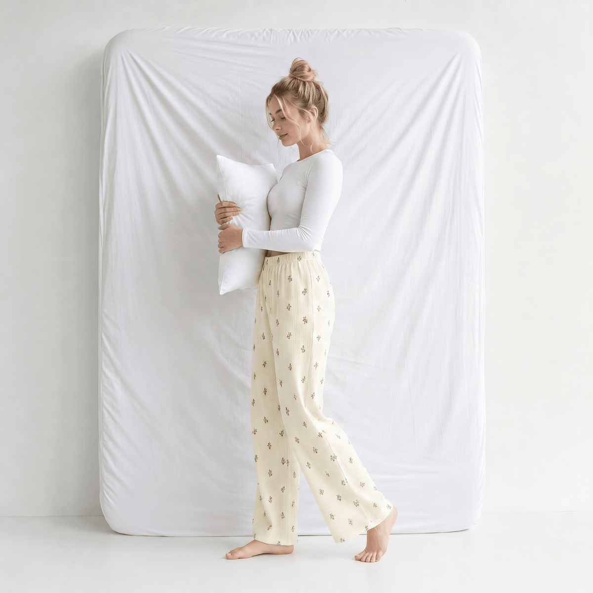 Pantalon Pyjama Femme Coton