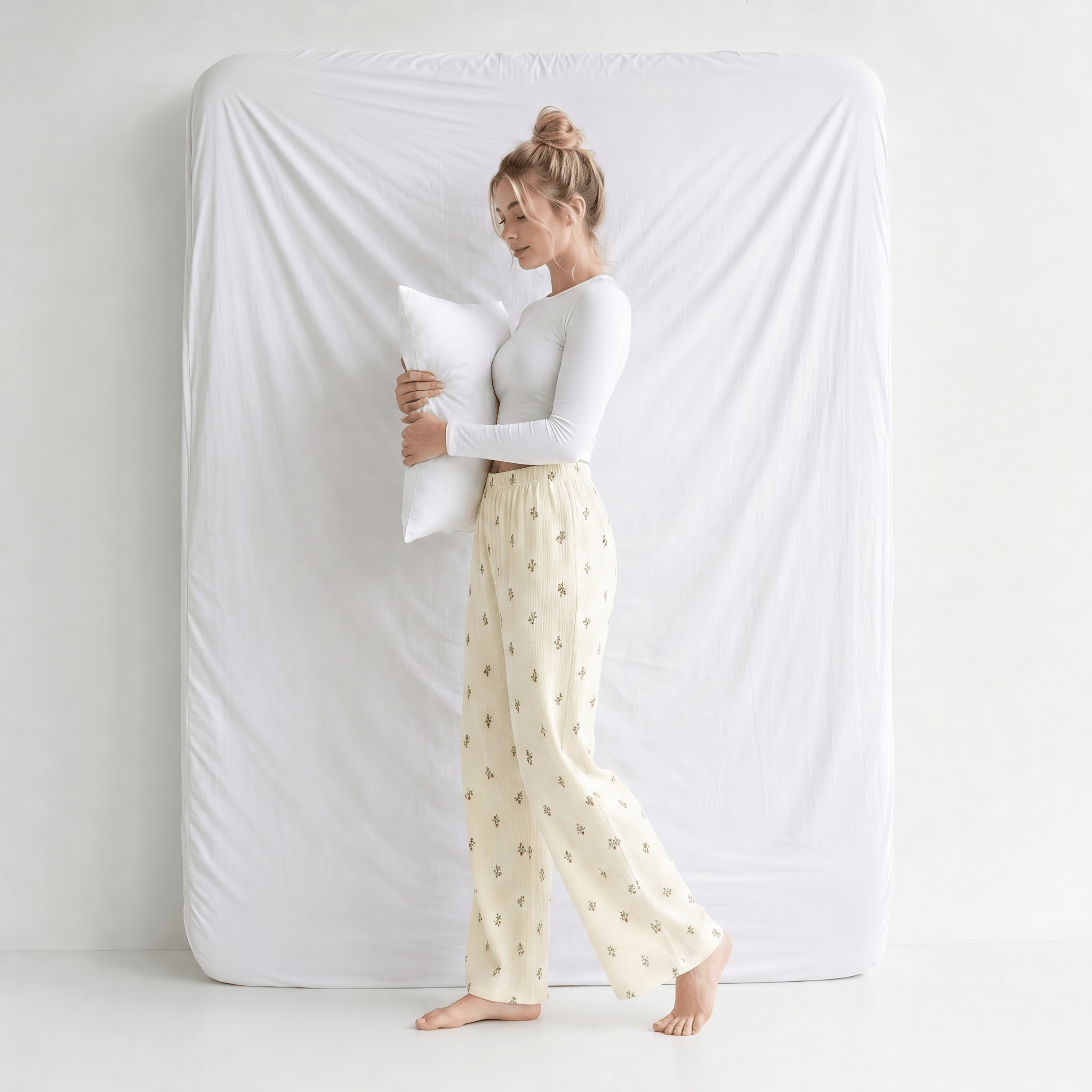 Pantalon Pyjama Femme Coton