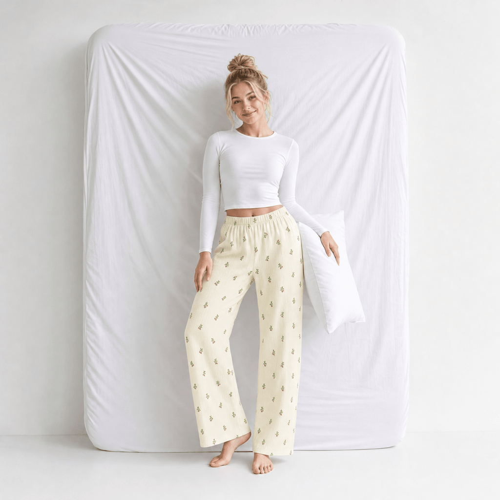 Pantalon Pyjama Femme Coton