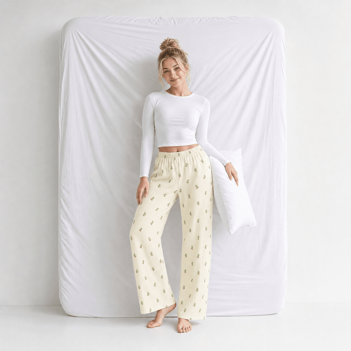 Pantalon Pyjama Femme Coton