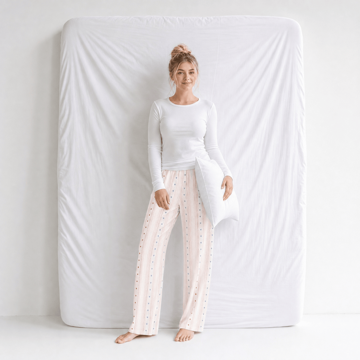 Pantalon Pyjama Femme Coton Motifs Colorés