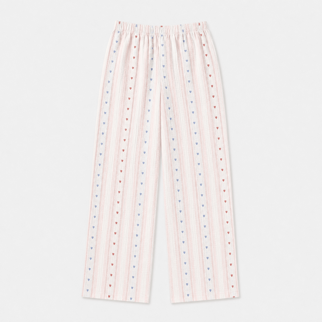 Pantalon Pyjama Femme Coton Motifs Colorés