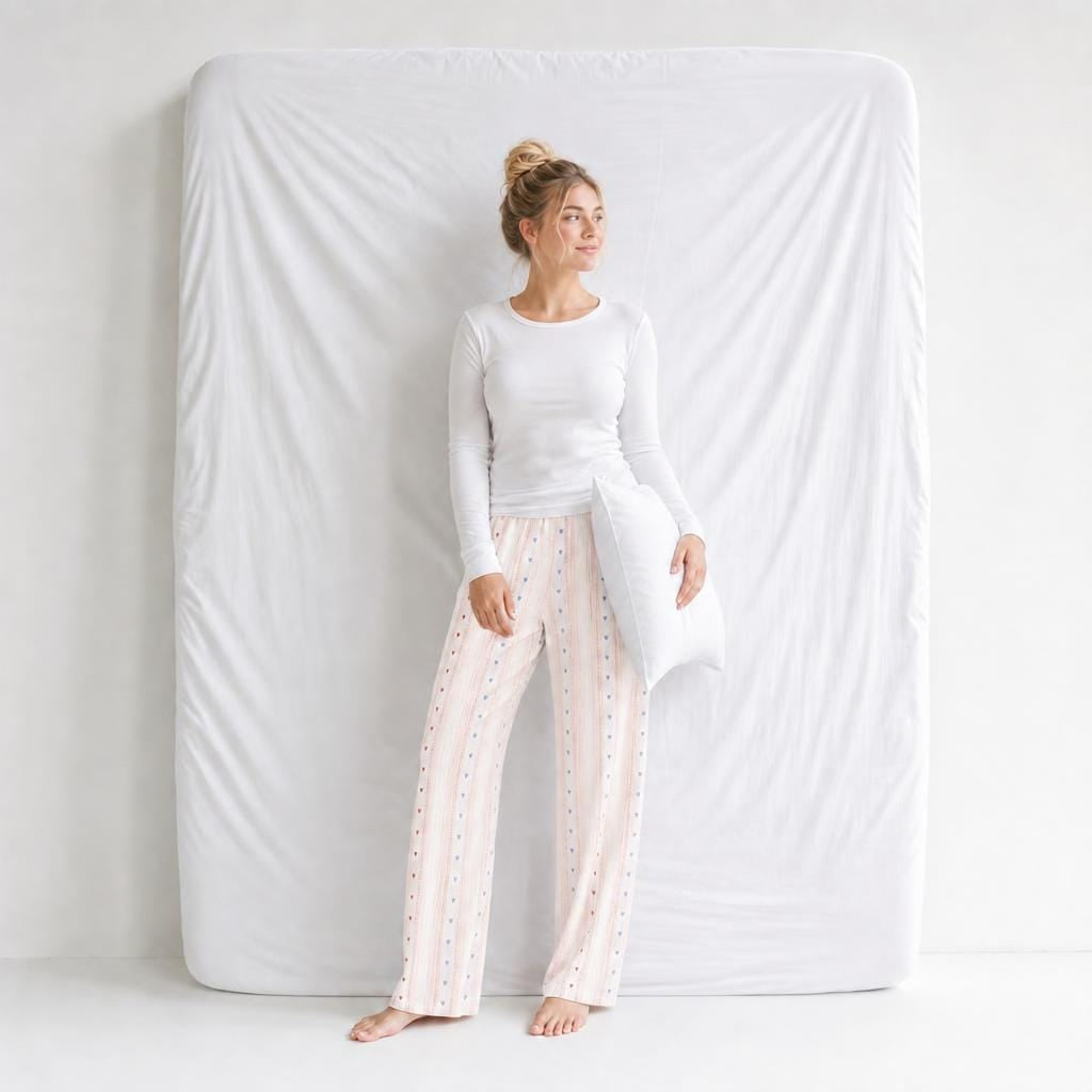 Pantalon Pyjama Femme Coton Motifs Colorés