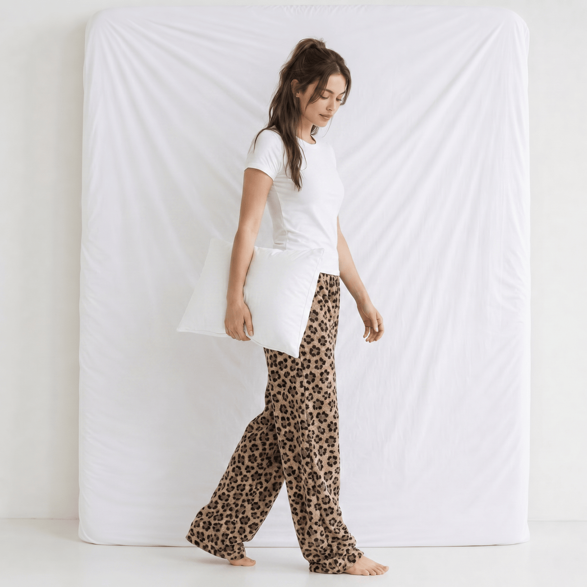 Pantalon Pyjama Femme Léopard