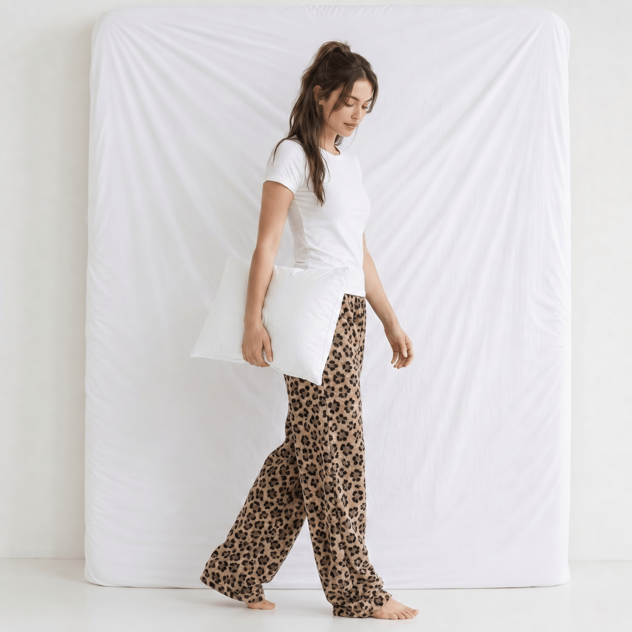 Pantalon Pyjama Femme Léopard