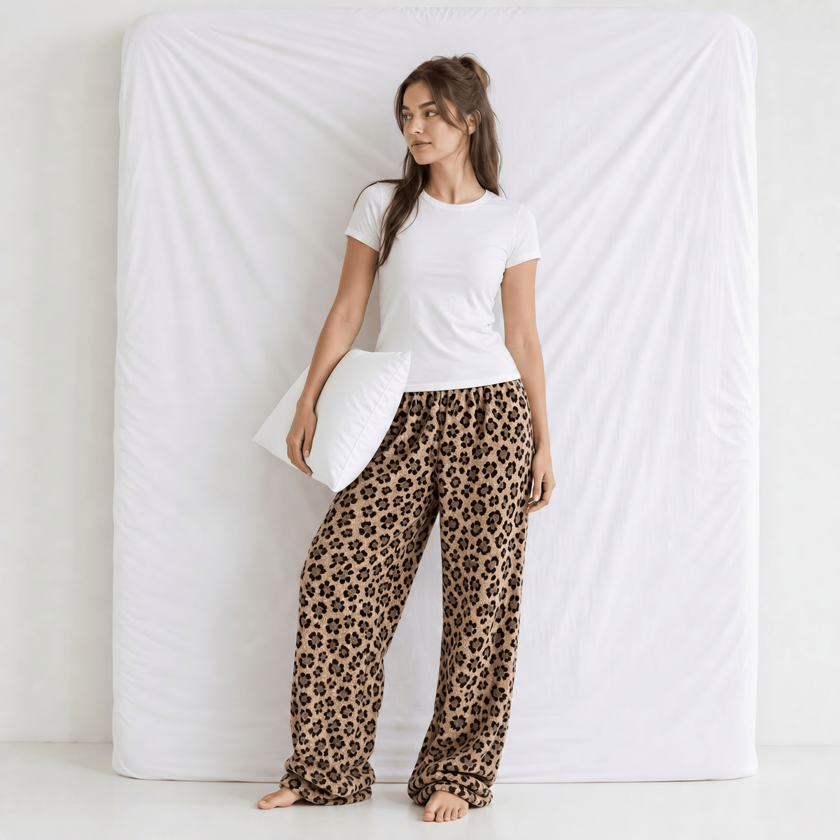 Pantalon Pyjama Femme Léopard