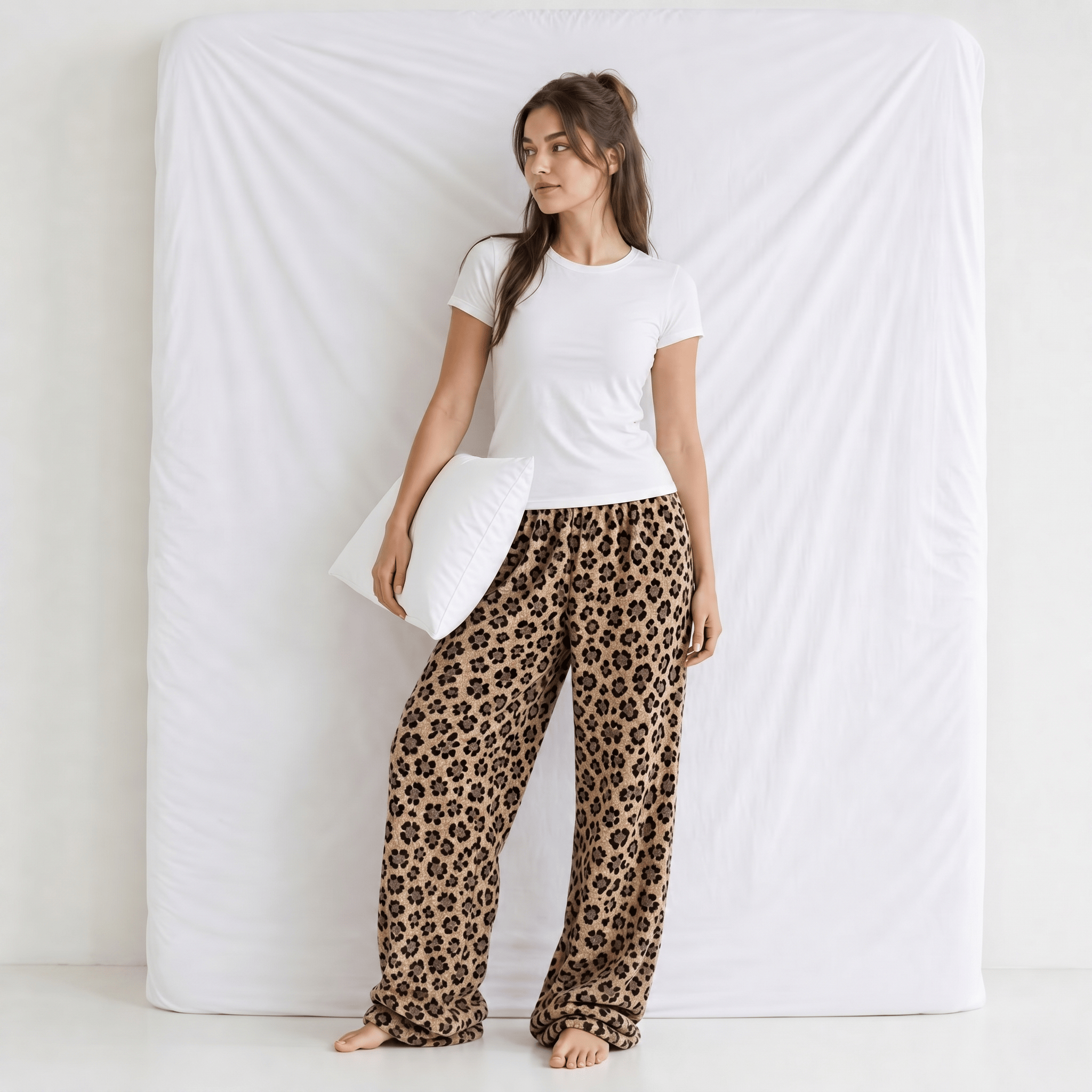Pantalon Pyjama Femme Léopard