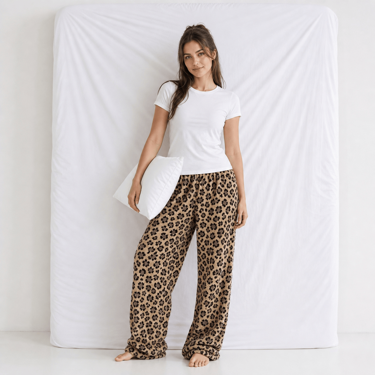 Pantalon Pyjama Femme Léopard