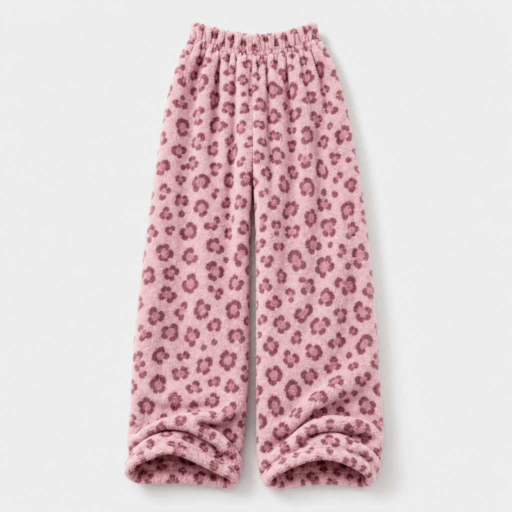 Pantalon Pyjama Flanelle Femme Rose