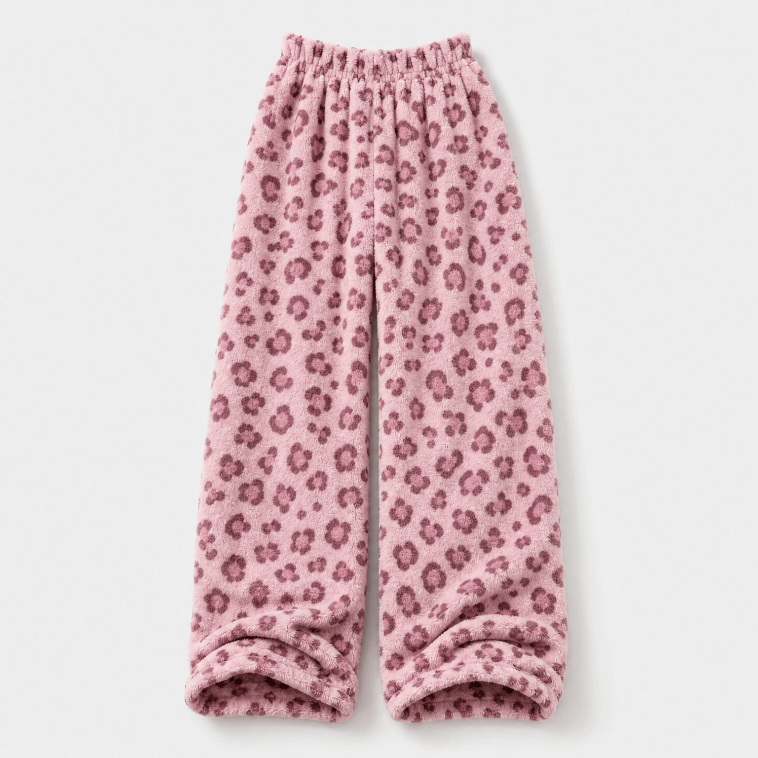 Pantalon Pyjama Flanelle Femme Rose