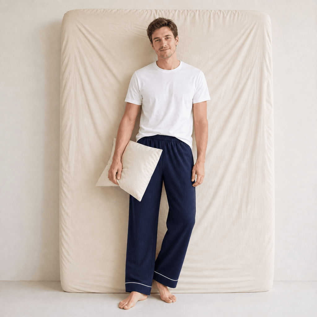 Pantalon Pyjama Homme Coupe Droite