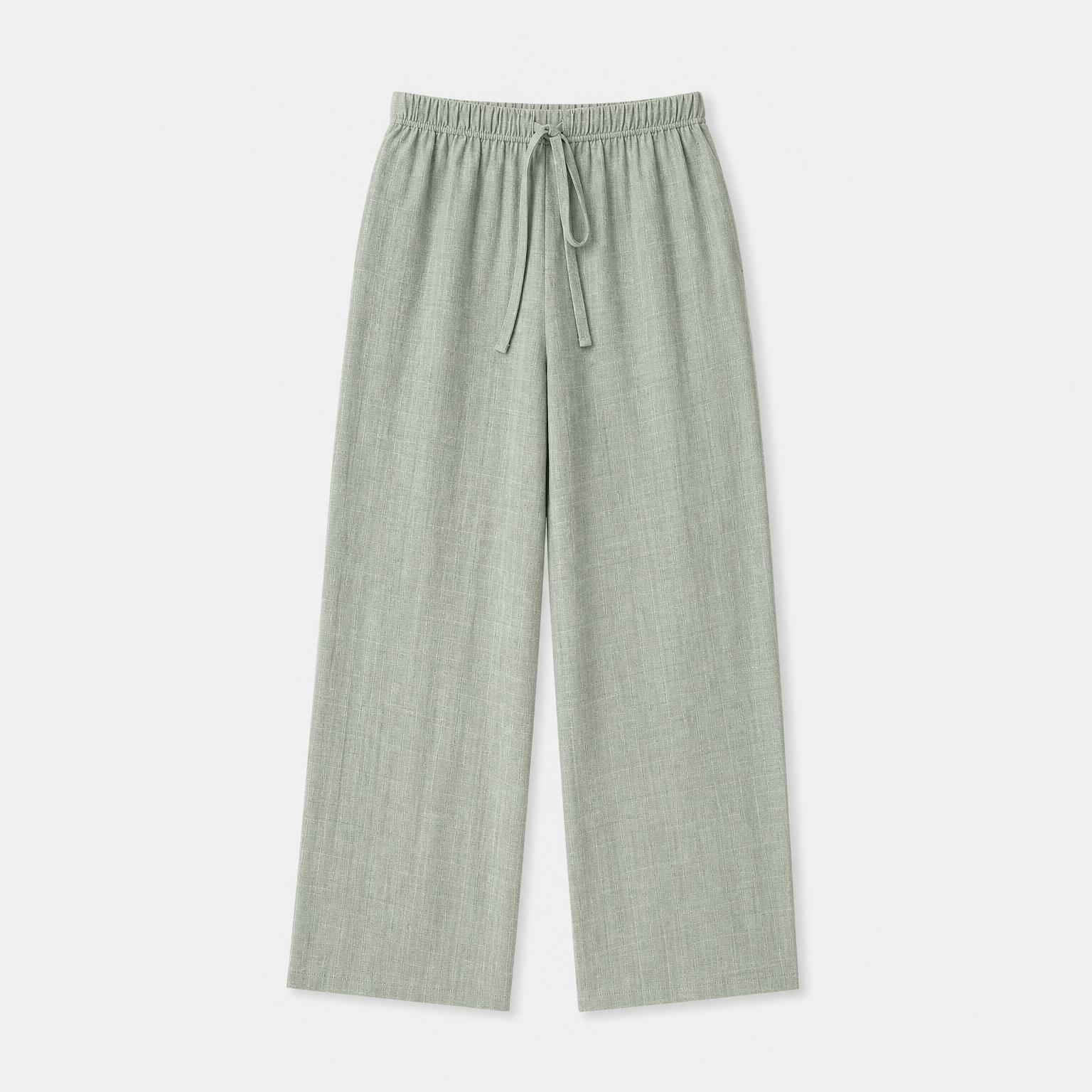 Pantalon Pyjama Vert Coton