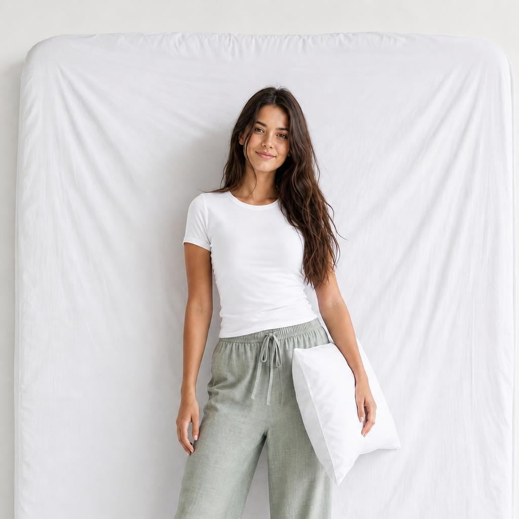 Pantalon Pyjama Vert Coton