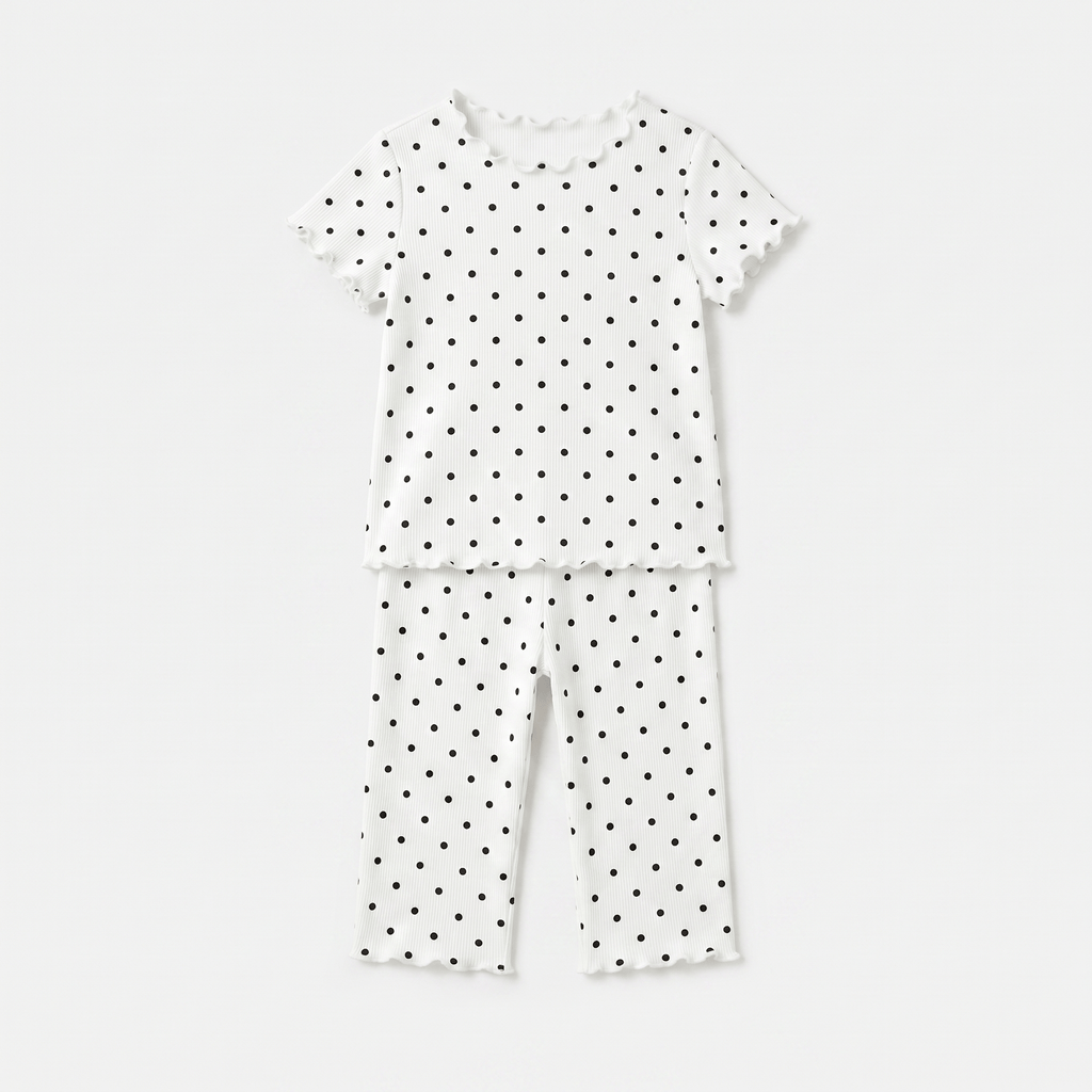 Pyjama à Pois Bébé Fille
