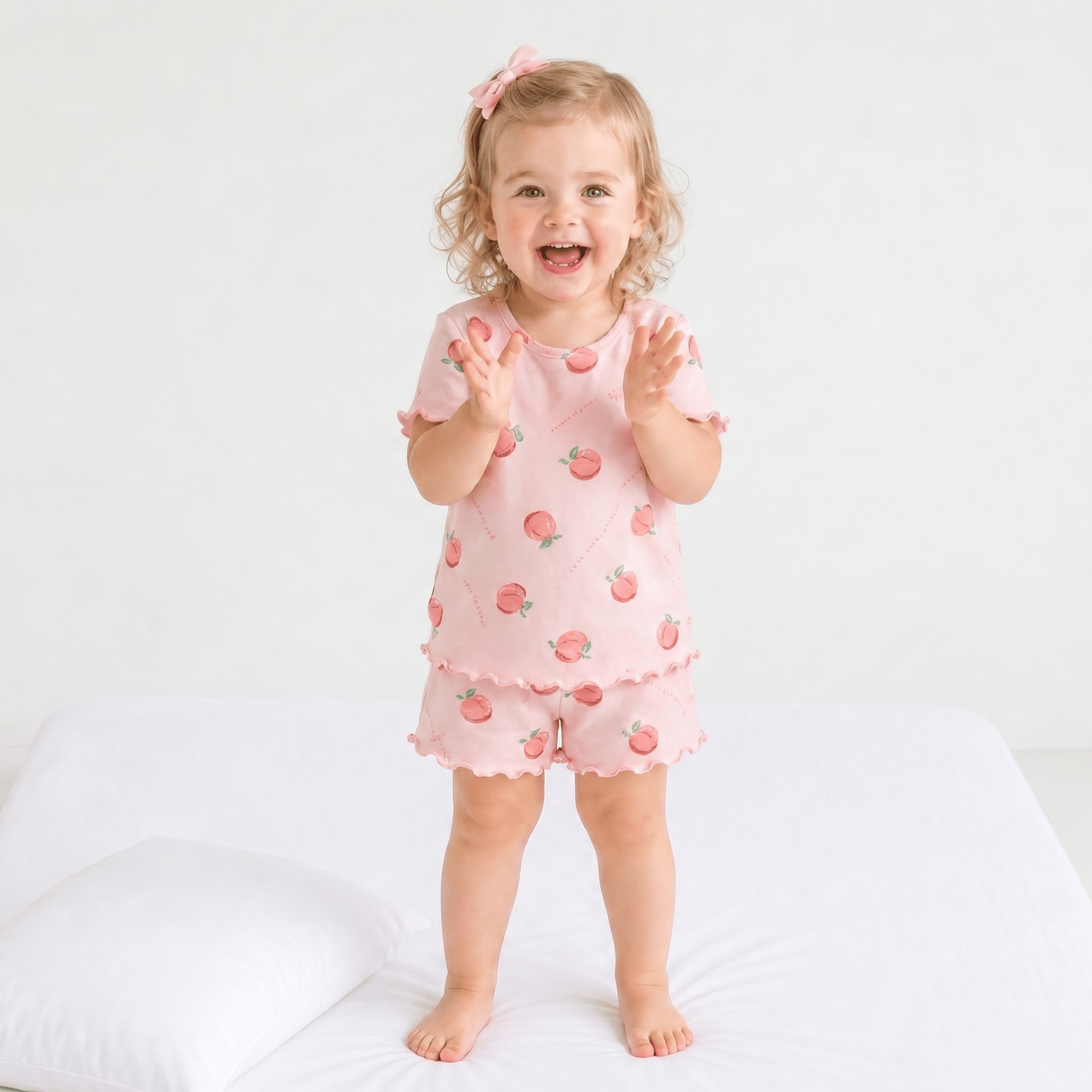 Pyjama Bébé Fille Rose