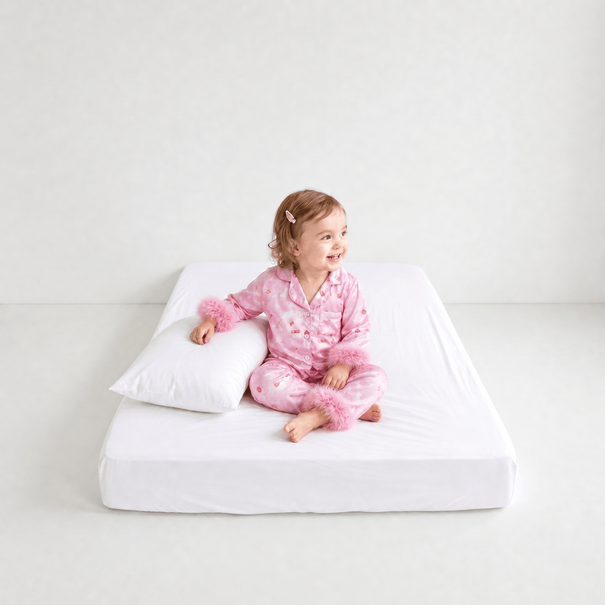 Pyjama Bébé Noël Rose