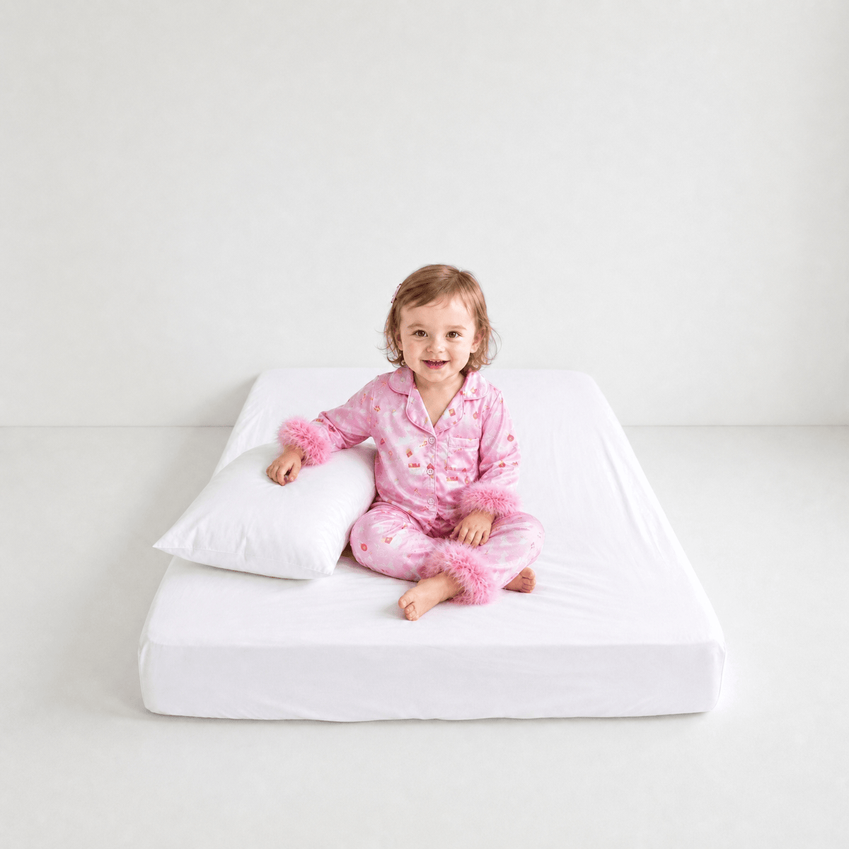 Pyjama Bébé Noël Rose