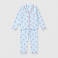 Pyjama Bleu Femme Cerise