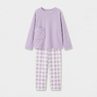 Pyjama Chaud Polaire Femme Violet