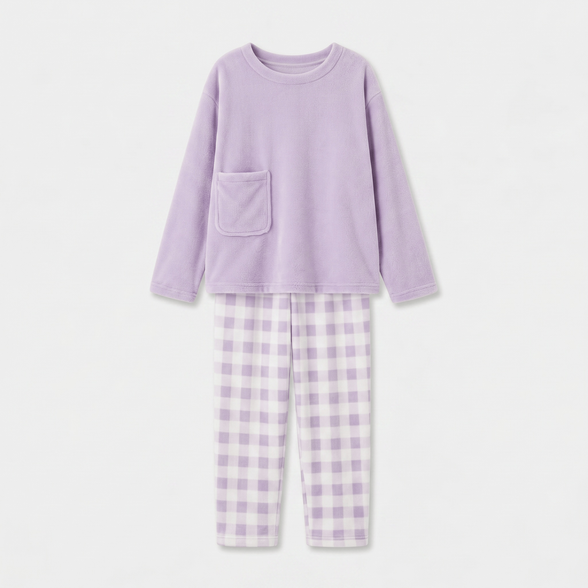 Pyjama Chaud Polaire Femme Violet