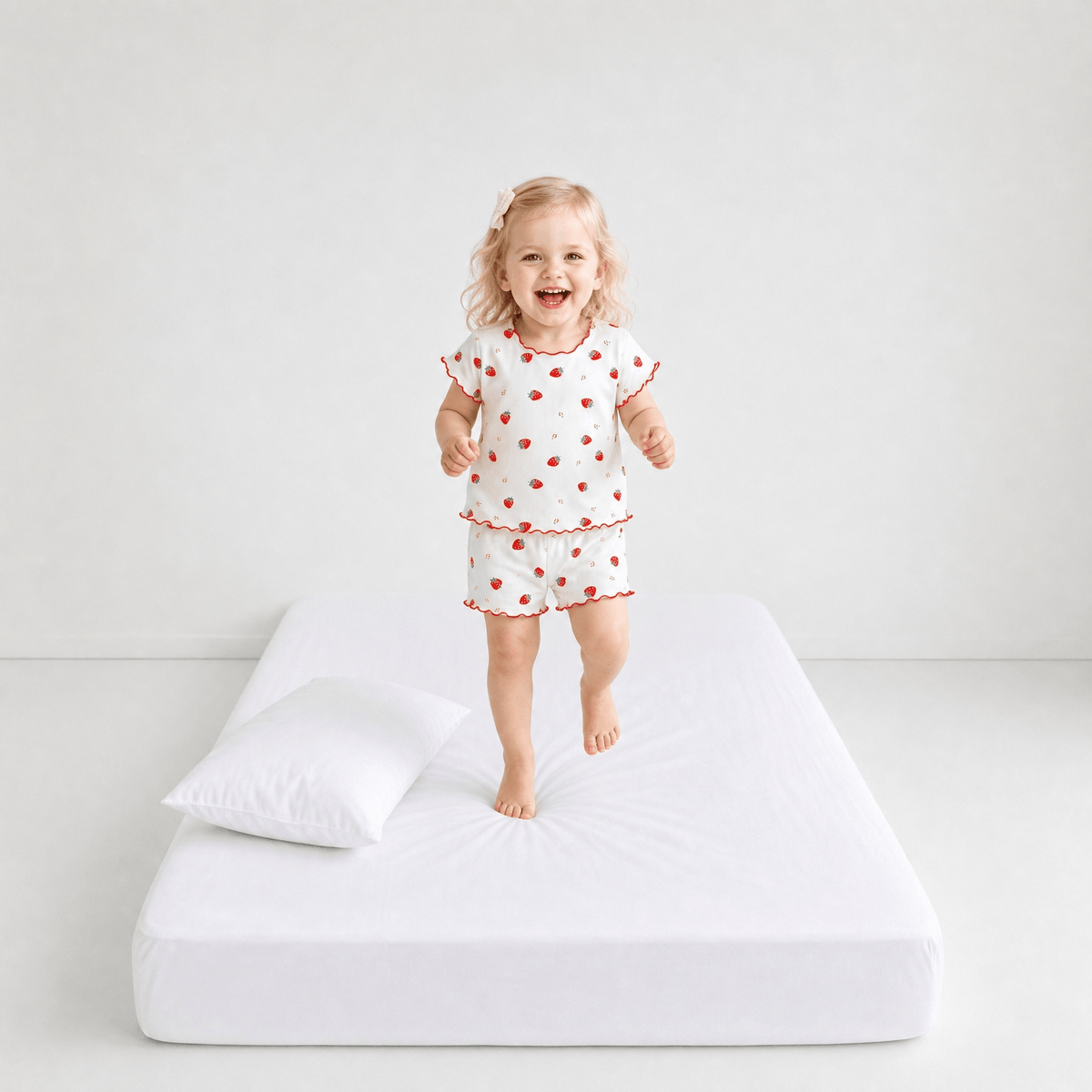 Pyjama Coton Blanc Fille