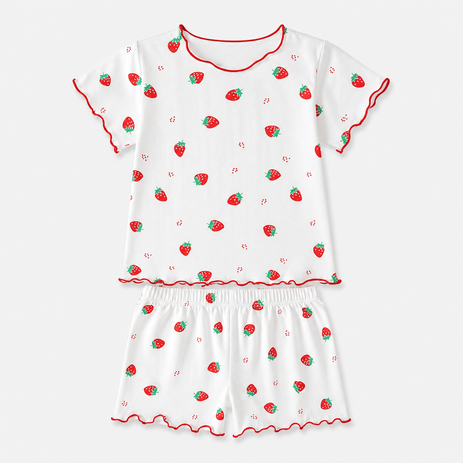 Pyjama Coton Blanc Fille