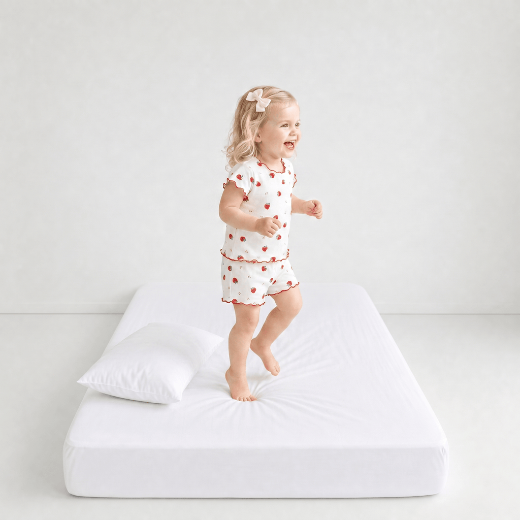 Pyjama Coton Blanc Fille
