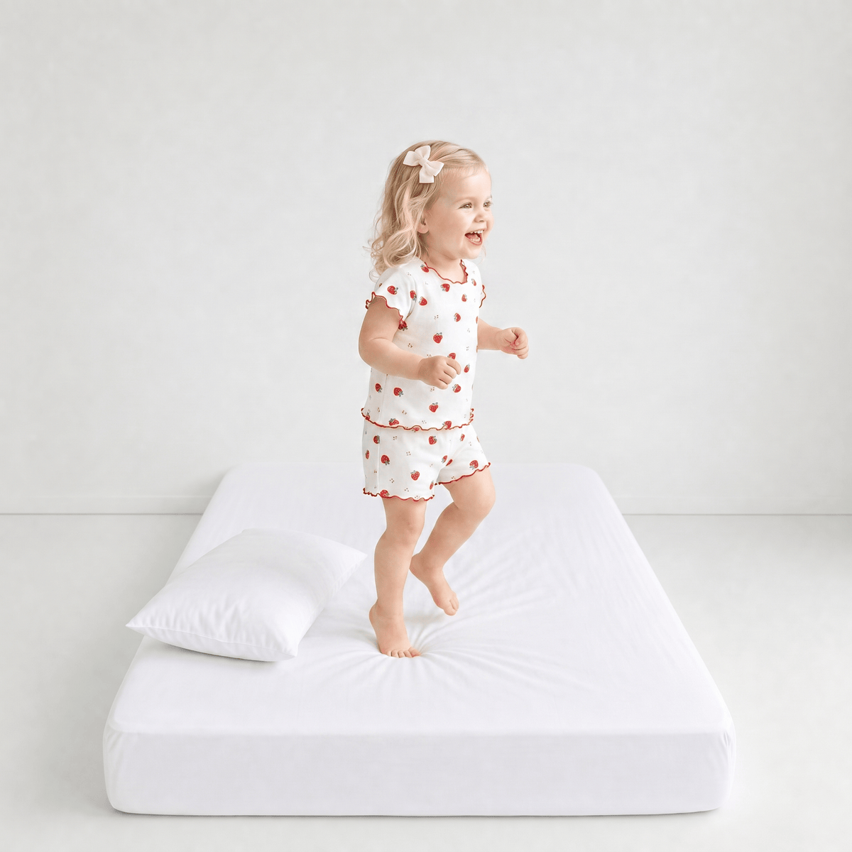 Pyjama Coton Blanc Fille