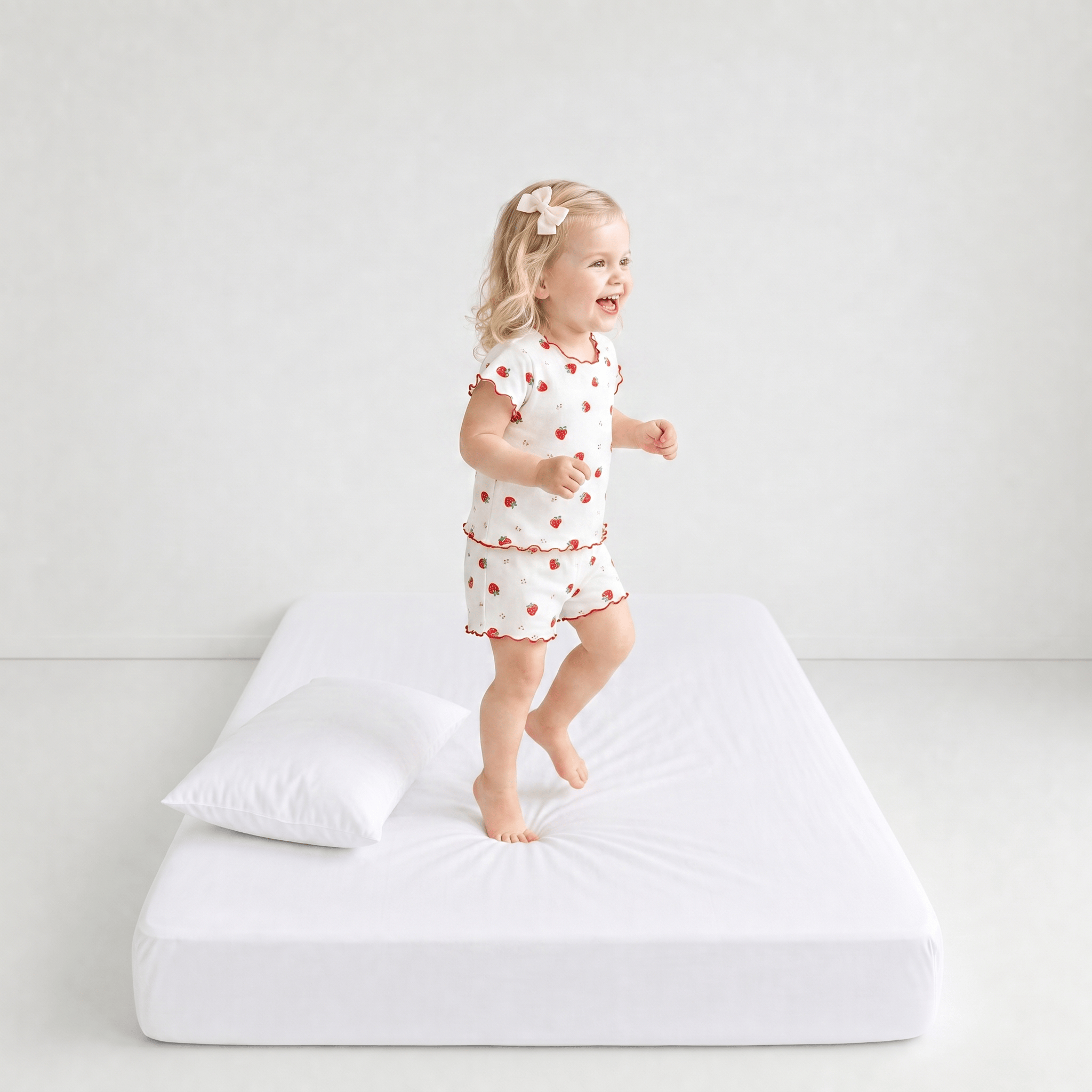 Pyjama Coton Blanc Fille