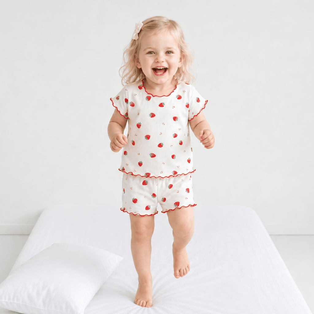 Pyjama Coton Blanc Fille