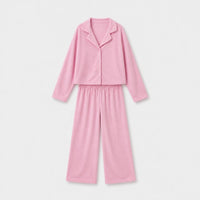 Pyjama en Velours Femme Rose