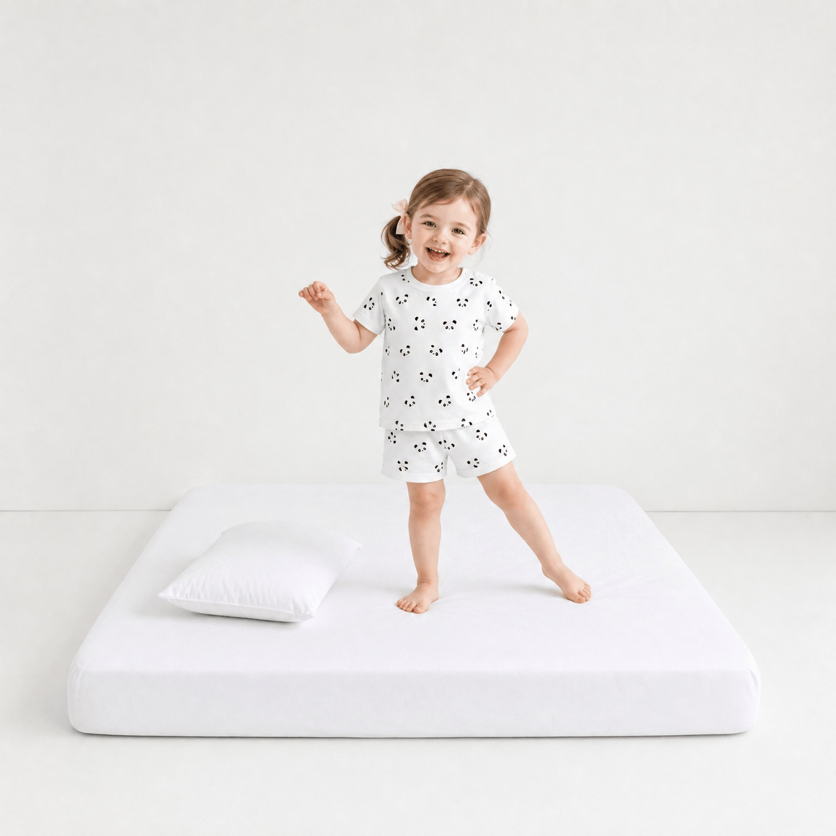 Pyjama Enfant Blanc Été