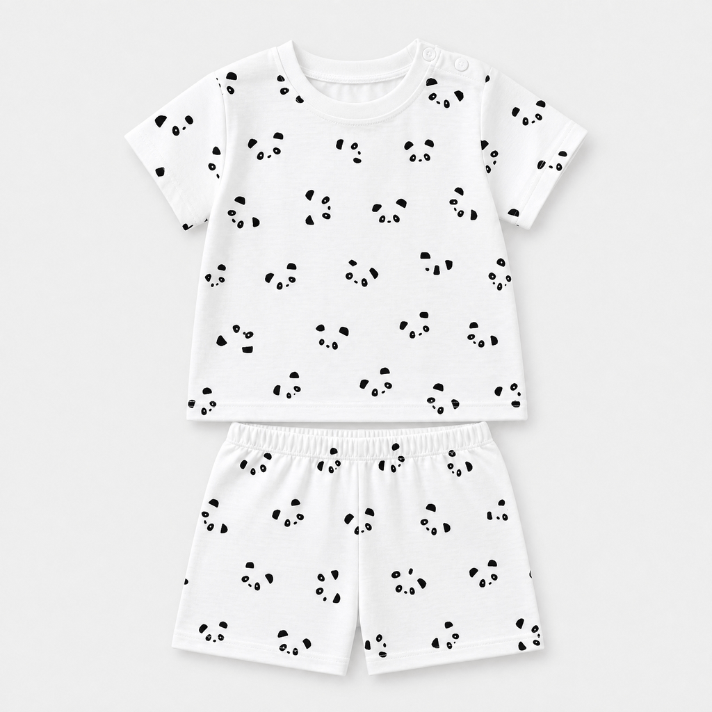 Pyjama Enfant Blanc Été