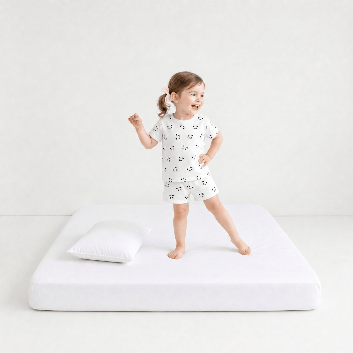 Pyjama Enfant Blanc Été