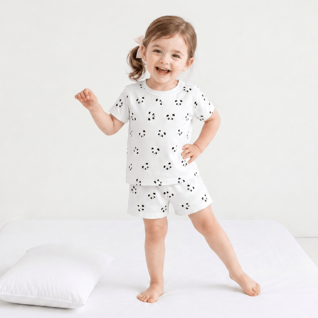 Pyjama Enfant Blanc Été