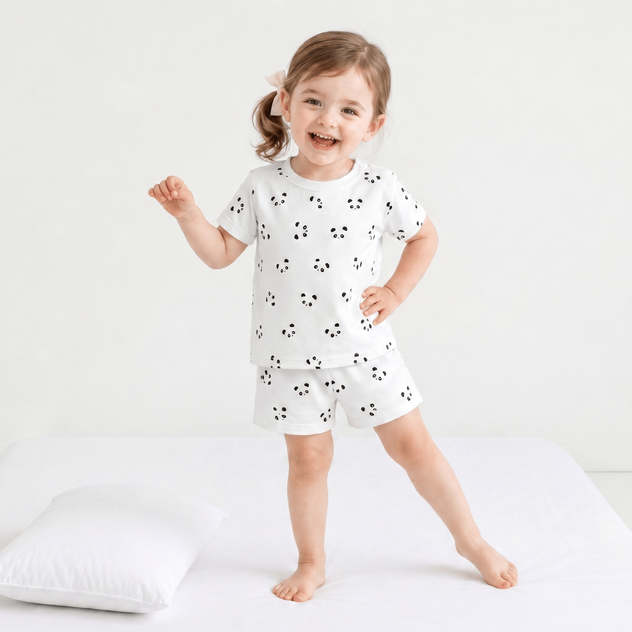 Pyjama Enfant Blanc Été