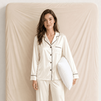 Pyjama Femme avec Col Chemise