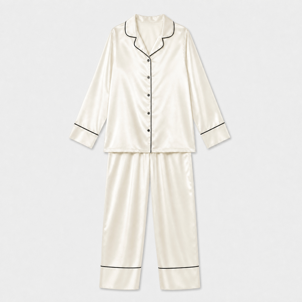 Pyjama Femme avec Col Chemise