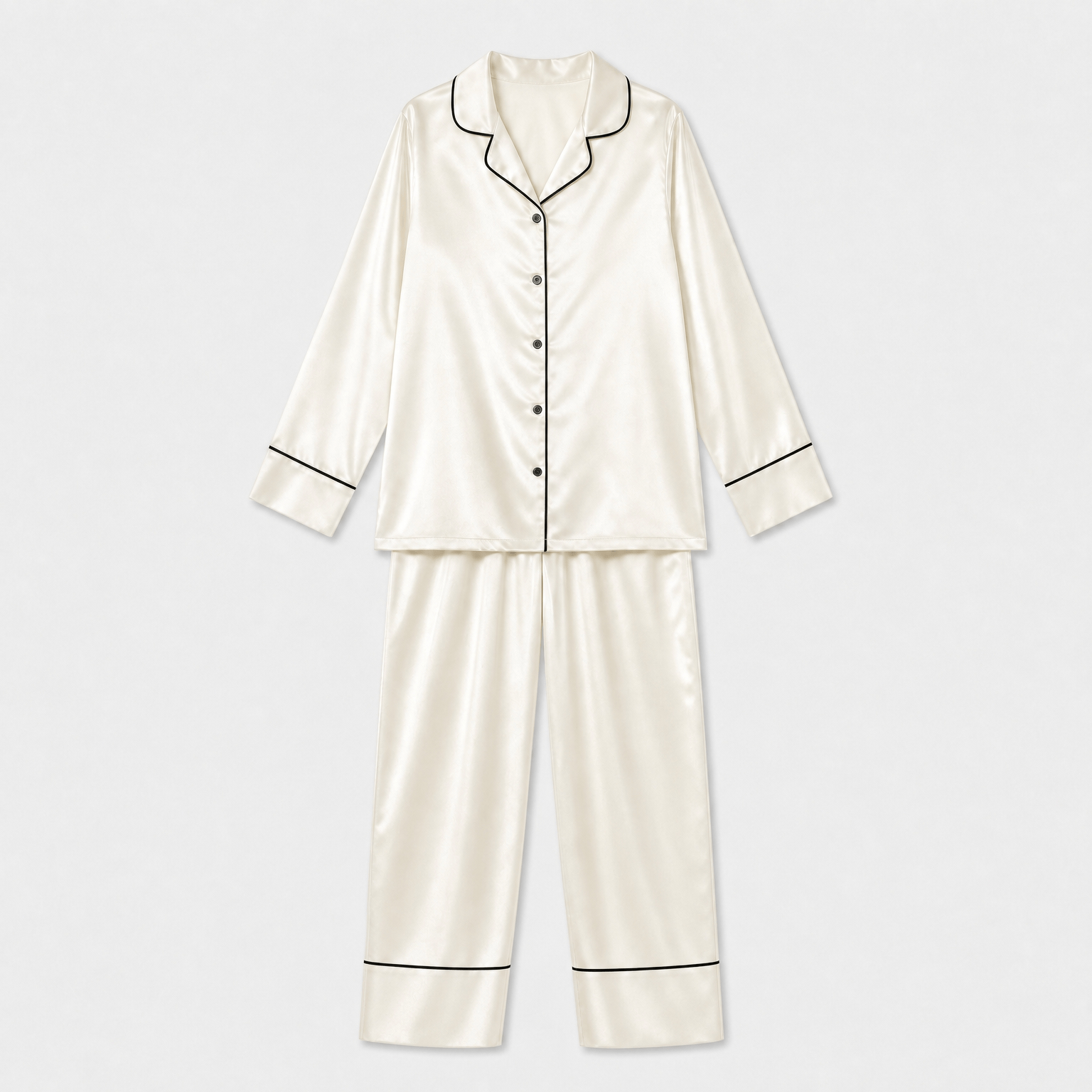 Pyjama Femme avec Col Chemise