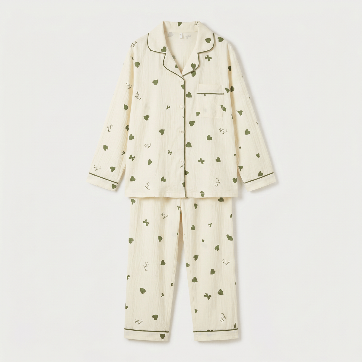 Pyjama Femme Col Chemise