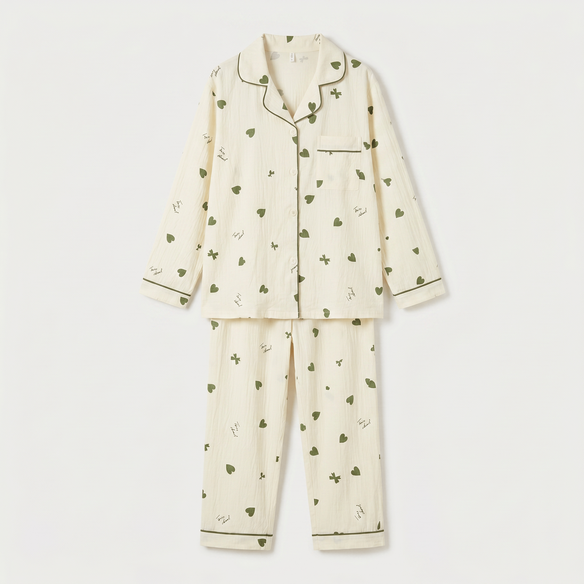 Pyjama Femme Col Chemise