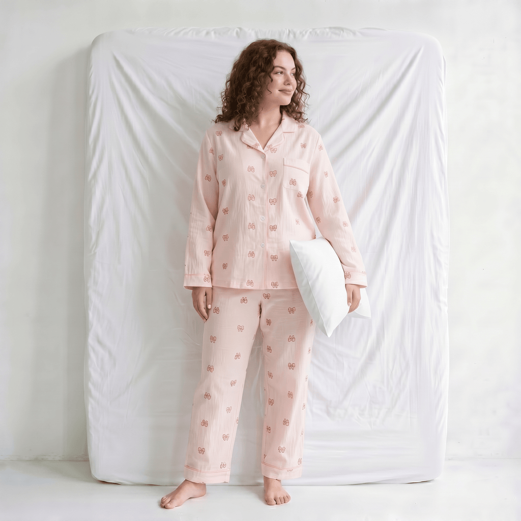 Pyjama Femme Coton Manches Longues