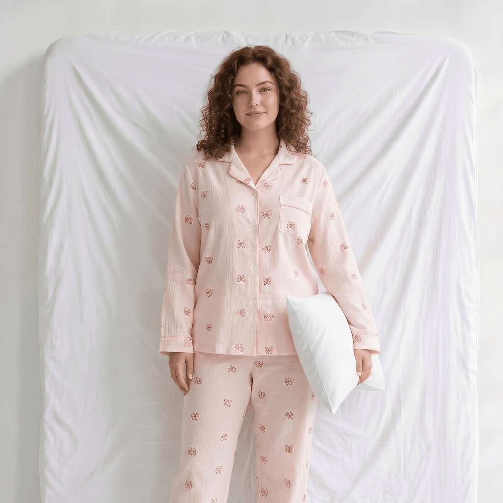 Pyjama Femme Coton Manches Longues