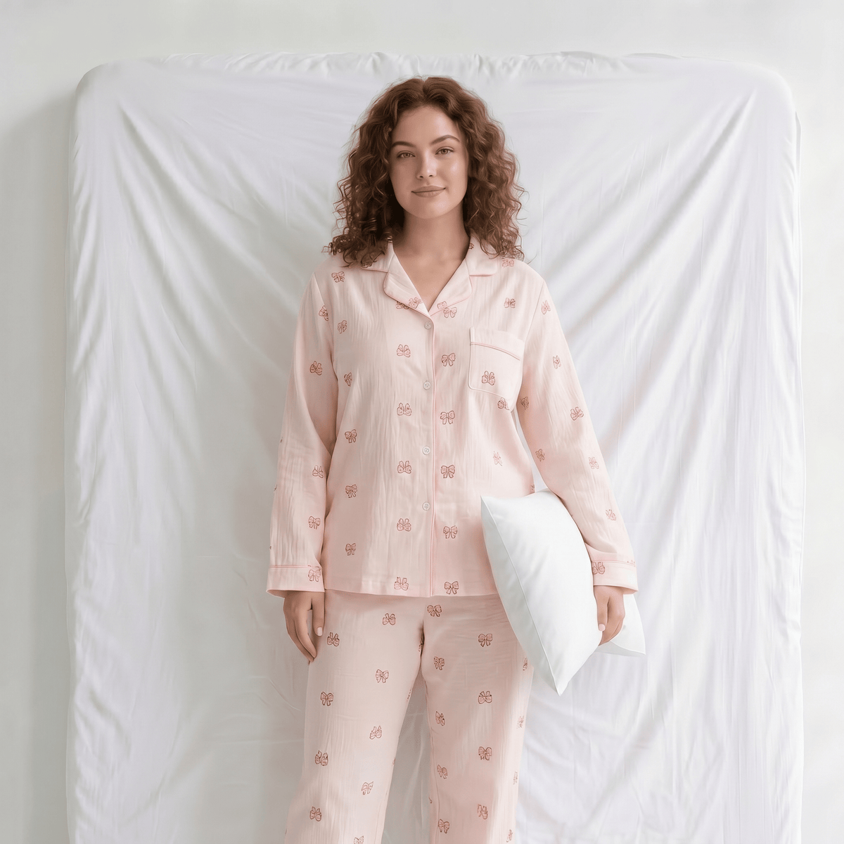Pyjama Femme Coton Manches Longues