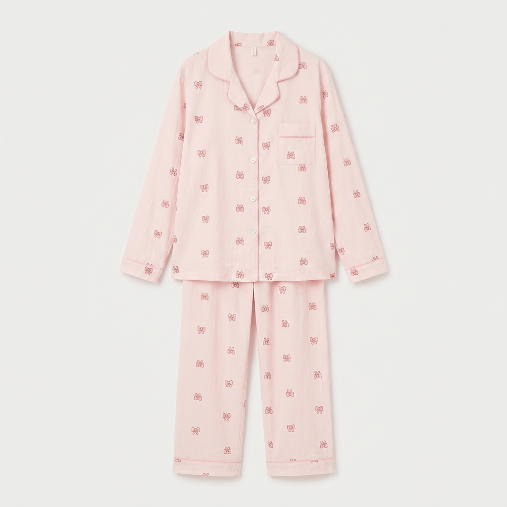 Pyjama Femme Coton Manches Longues